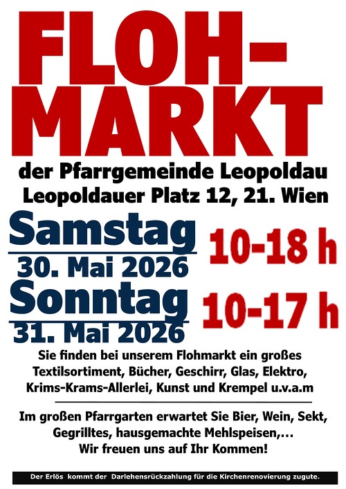 Flohmarkt in Leopoldau / Pfarre Der Weg Jesu