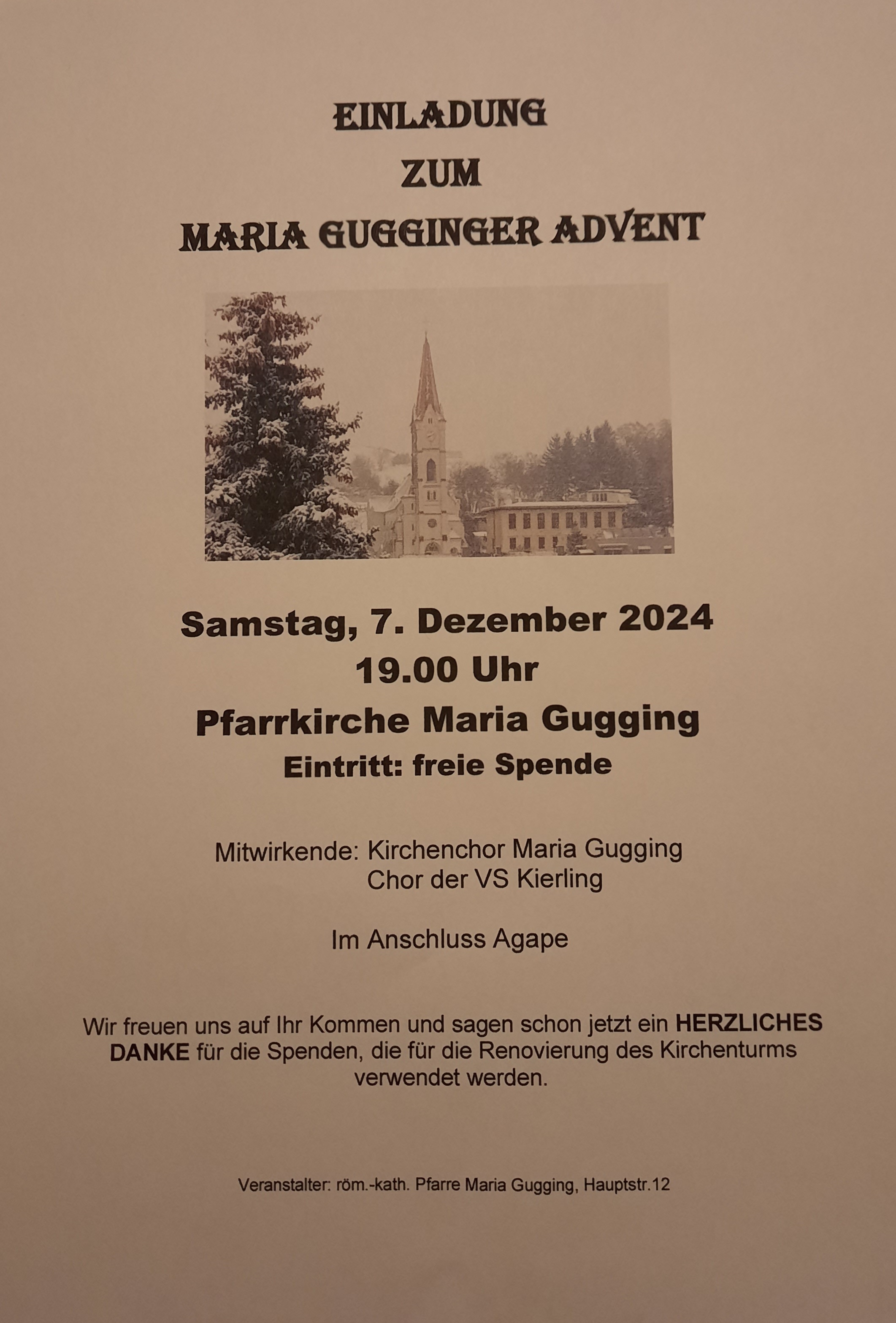 Maria Gugginger Advent / Sabine Schuster