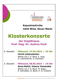 Klosterkonzerte, A. Pach, 04+05.2024