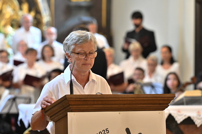 Gottesdienst mit Chor und Orchester im Rahmen der Sommernachtsklänge 2025.