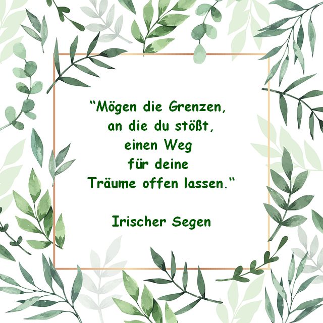 Irischer Segen / Erni Klimpfinger/Pixabay.com
