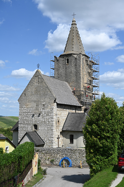 Gerüstaufbau im Finale