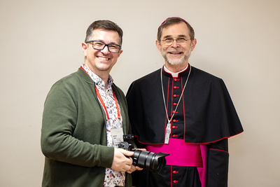 Erzbischof Grünwidl und Markus Göstl