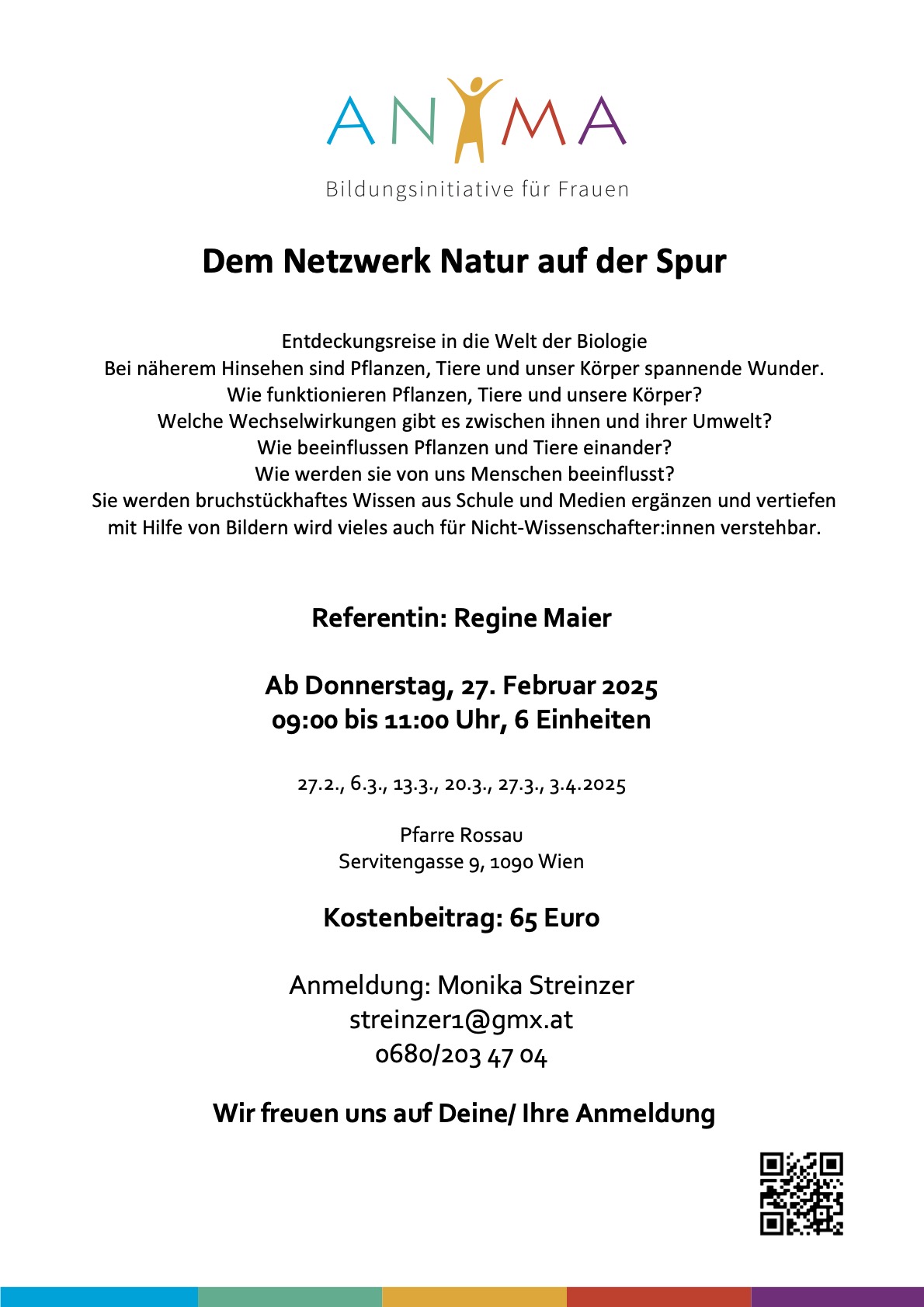 Anima-Seminar: Dem Netzwerk Natur auf der Spur