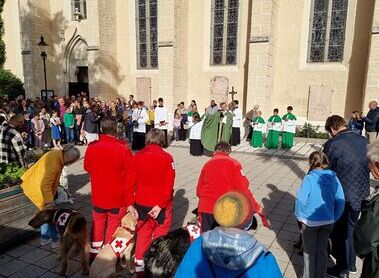 Erntedankmesse mit anschließender Tiersegnung / Pfarre Baden-St.Stephan