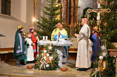 Sternsingergruppen der Pfarre Gnadendorf