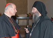kathbild.at / Kardinal Schönborn/serb.-orth. Bischof Cilerdzic