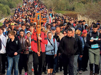 Mitte März pilgern Kroaten im Weinviertel