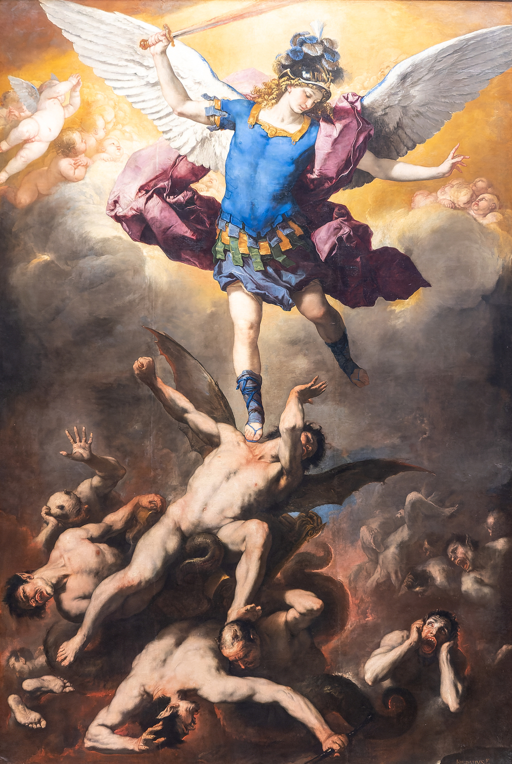 Gemälde von Luca Giordano (1634 - 1705 Neapel)Mit freundlicher Genehmigung des kunsthistorischen Museums Wien (KHM)