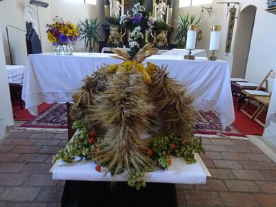 Feier in der Kirche in Ameis