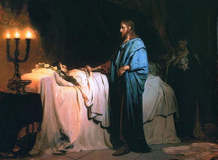 Die Wiedererweckung der Tochter des Jaïrus