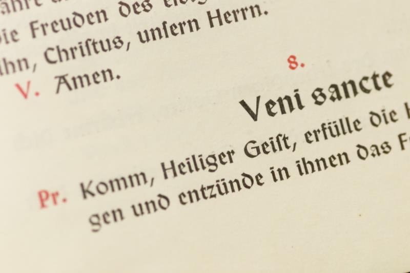 Komm, Heiliger Geist. 