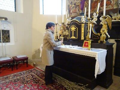 Gottesdienst in Ameis