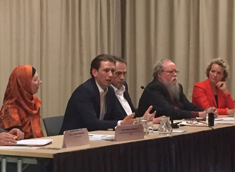 Außenminister bei Symposion der Arbeitsgemeinschaft Katholischer Verbände zum Thema Integration.