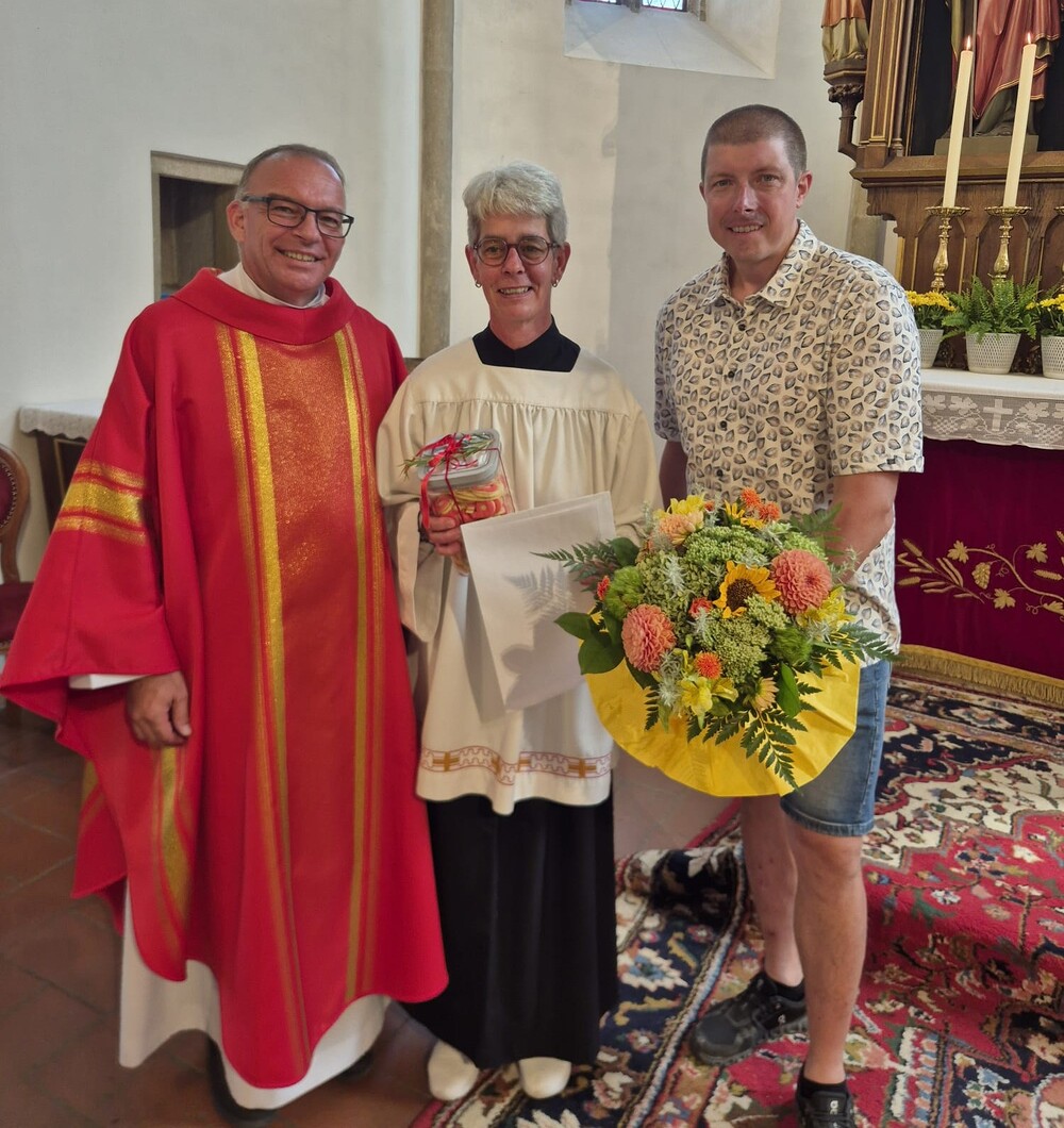 Gratulation 60er Pfarrsekretärin / Pfarre Harmannsdorf, BK
