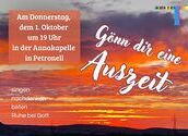 Gönn dir eine Auszeit