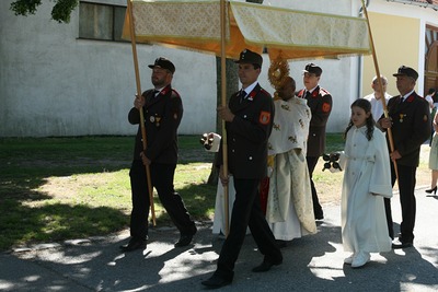 Fronleichnamsfest in Asparn/Zaya