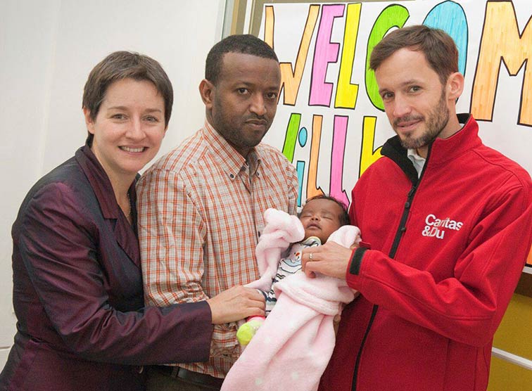 Stadträtin Wehsely und Caritas Generalsekretär Schwertner (re)