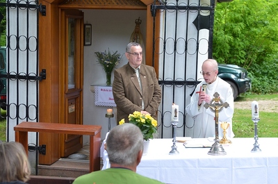 Die Jagdgesellschaft Gnadendorf lud zur Jägermesse bei der Bildeiche ein.