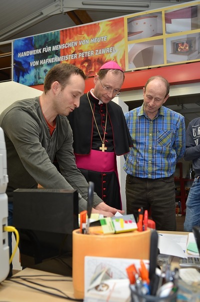 Besuch Hafnermeister Peter Zawrel