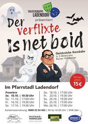 Geistreiche Komödie in 3 Akten von Rainer Holzbauer