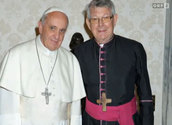 Screenshot von Papst Franziskus und Bischof Erwin Kräutler/ ORF Beitrag