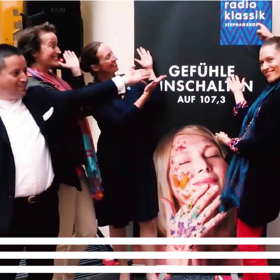 radio klassik unterstützt mit seinen einzigartigen Stimmen.