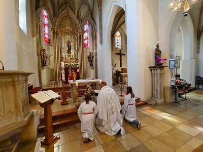 Pfarre Wenzersdorf feiert Gottesdienst in Maria Oberleis.