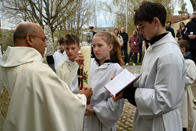 Feier der Osternacht in Gnadendorf