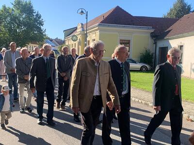 Feier in der Kirche in Ameis