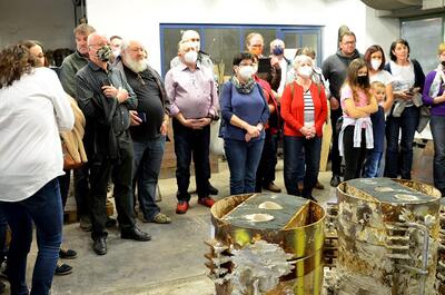 Besichtigung der Glockengießerei Grassmayr und Glockenguss