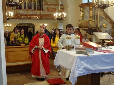 Gottesdienst in Ameis