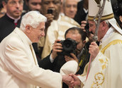 Papst Franziskus und Papst Benedikt / Mazur/catholicnews.org.uk