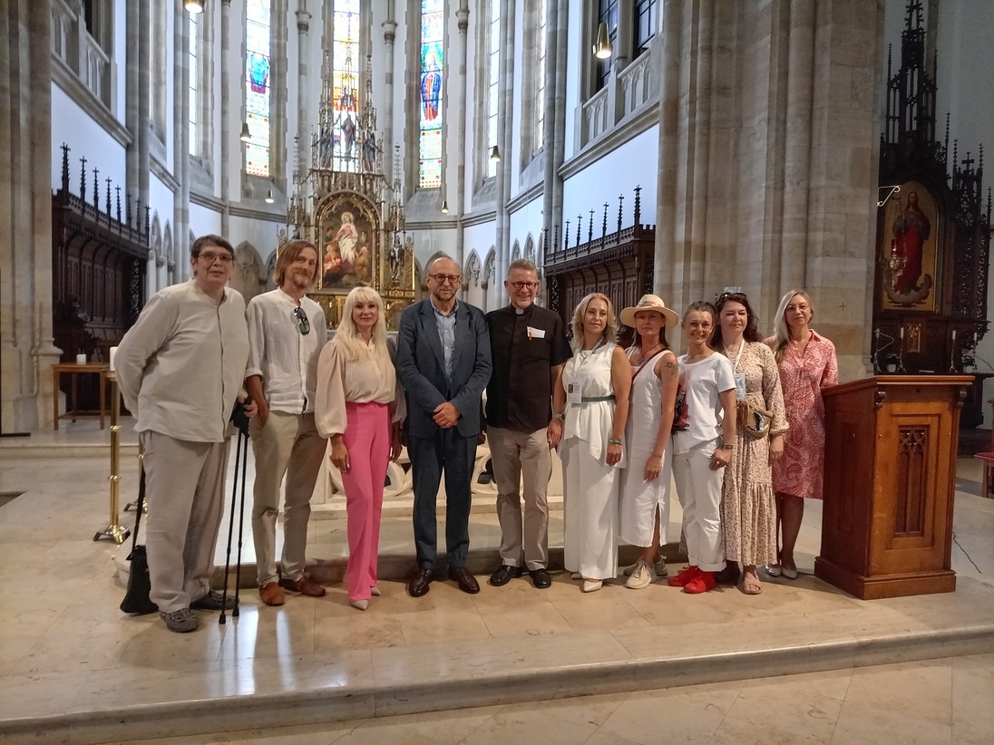 „Belarussische Künstler im Exil“ in der Kirche St. Elisabeth der Pfarre zur Frohen Botschaft zu sehen