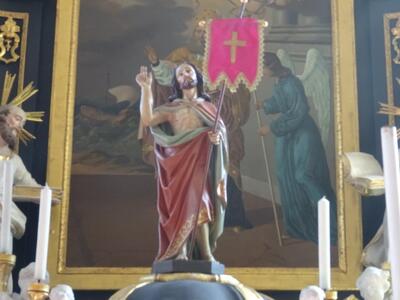 Osterhochamt in der Kirche Ameis