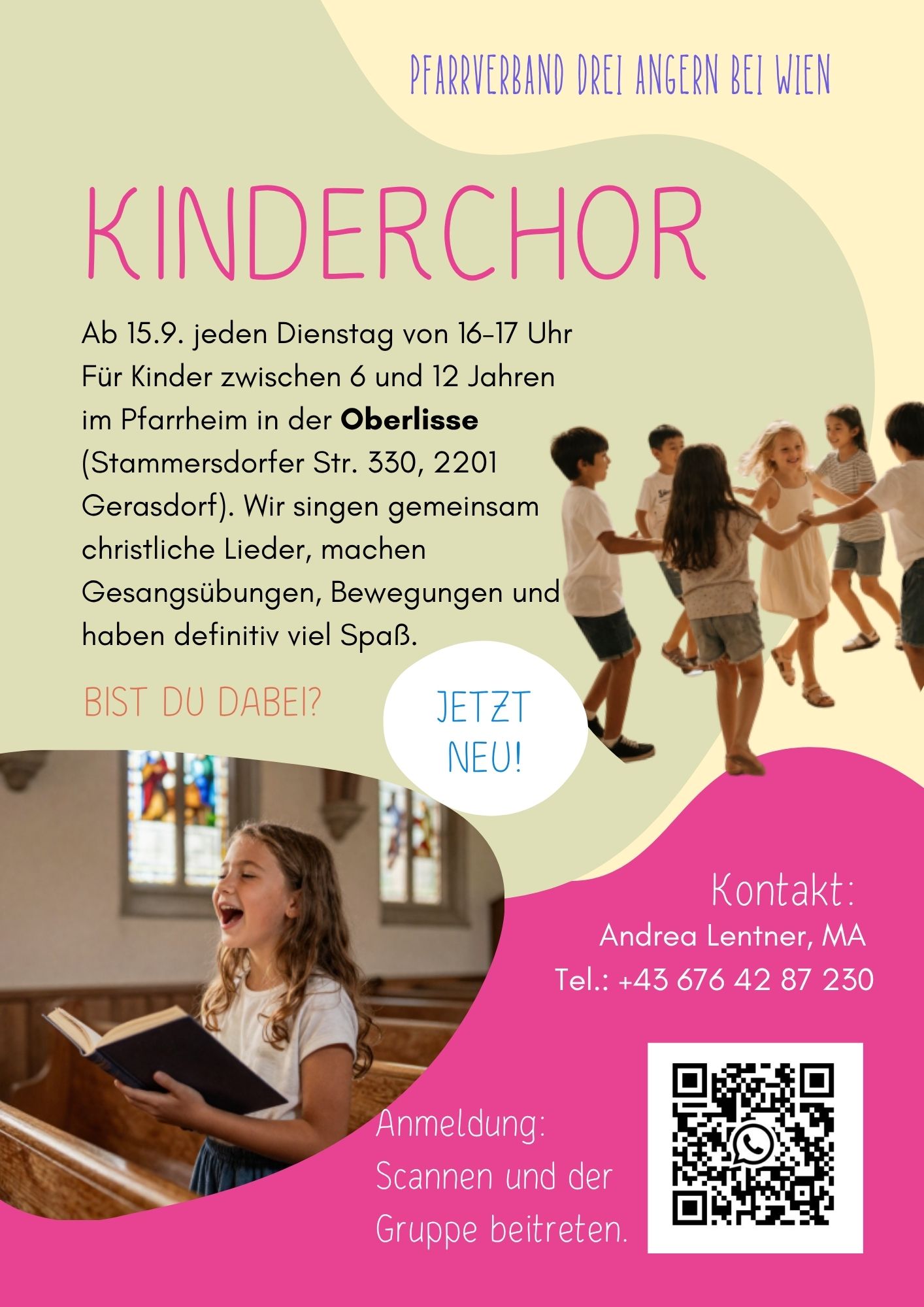 Kinderchor im Pfarrverband