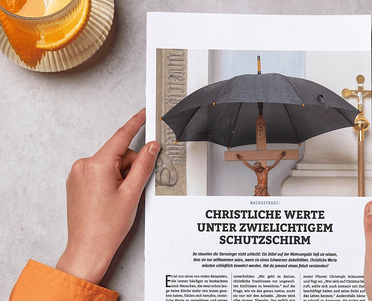 Der fertige Artikel mit passendem Foto