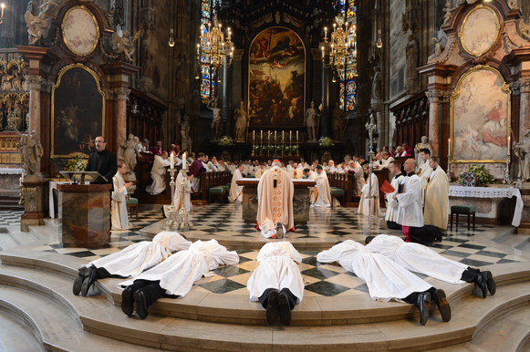 Prostratio, Priesterweihe
