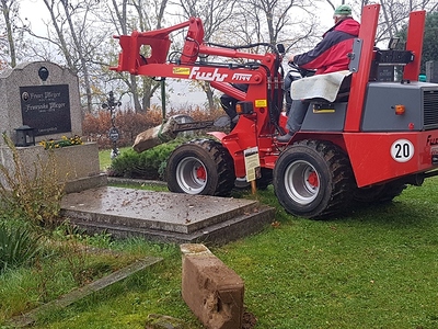 Räumungs- und Säuberungsarbeiten am 10. November 2018