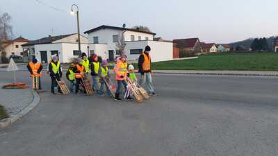 Ratscher unterwegs in Wenzersdorf und Zwentendorf