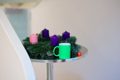 Adventkranzbinden Pfarre 