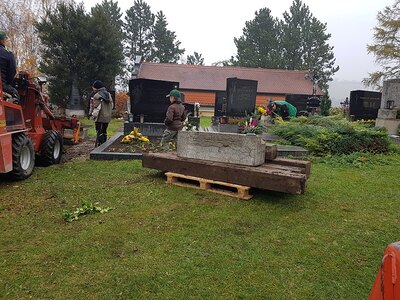 Räumungs- und Säuberungsarbeiten am 10. November 2018