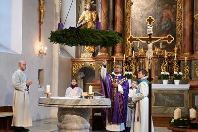 Adventkranzsegnung in Gnadendorf