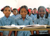 Dharmapuri, Mädchen im Internat der Don Bosco Schwestern / Jugend eine Welt