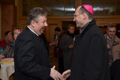 Begegnung mit dem Bischof