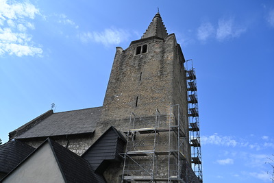 Aufbau des Baugerüstes