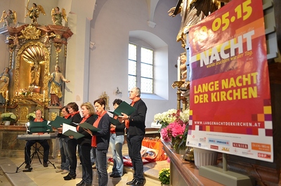 'Die schönsten Marienlieder' mit und von der Singgemeinschaft Gnadendorf bei der Langen Nacht der Kirchen 2015