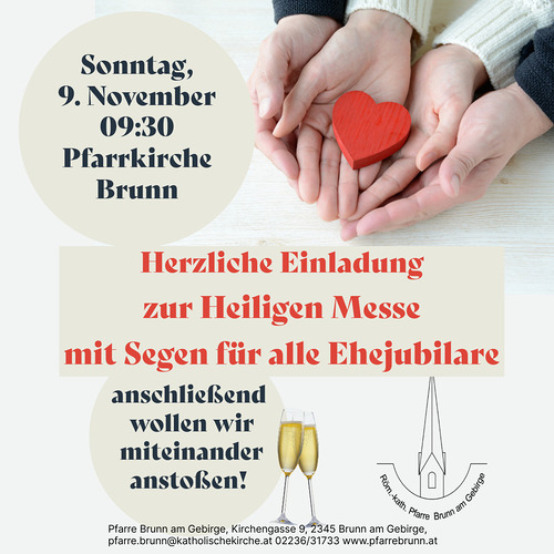 Feier der Ehejubiläen