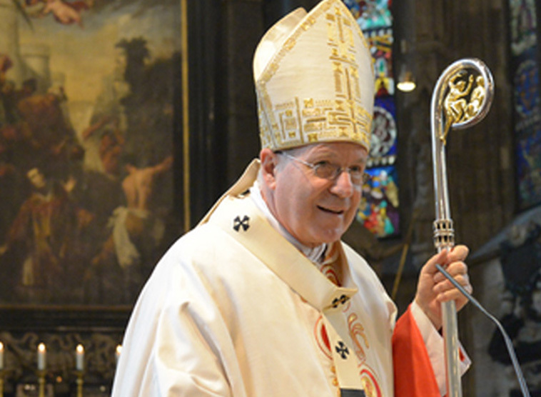 Kardinal Schönborn am Ostersonntag 2016 im Stephansdom.