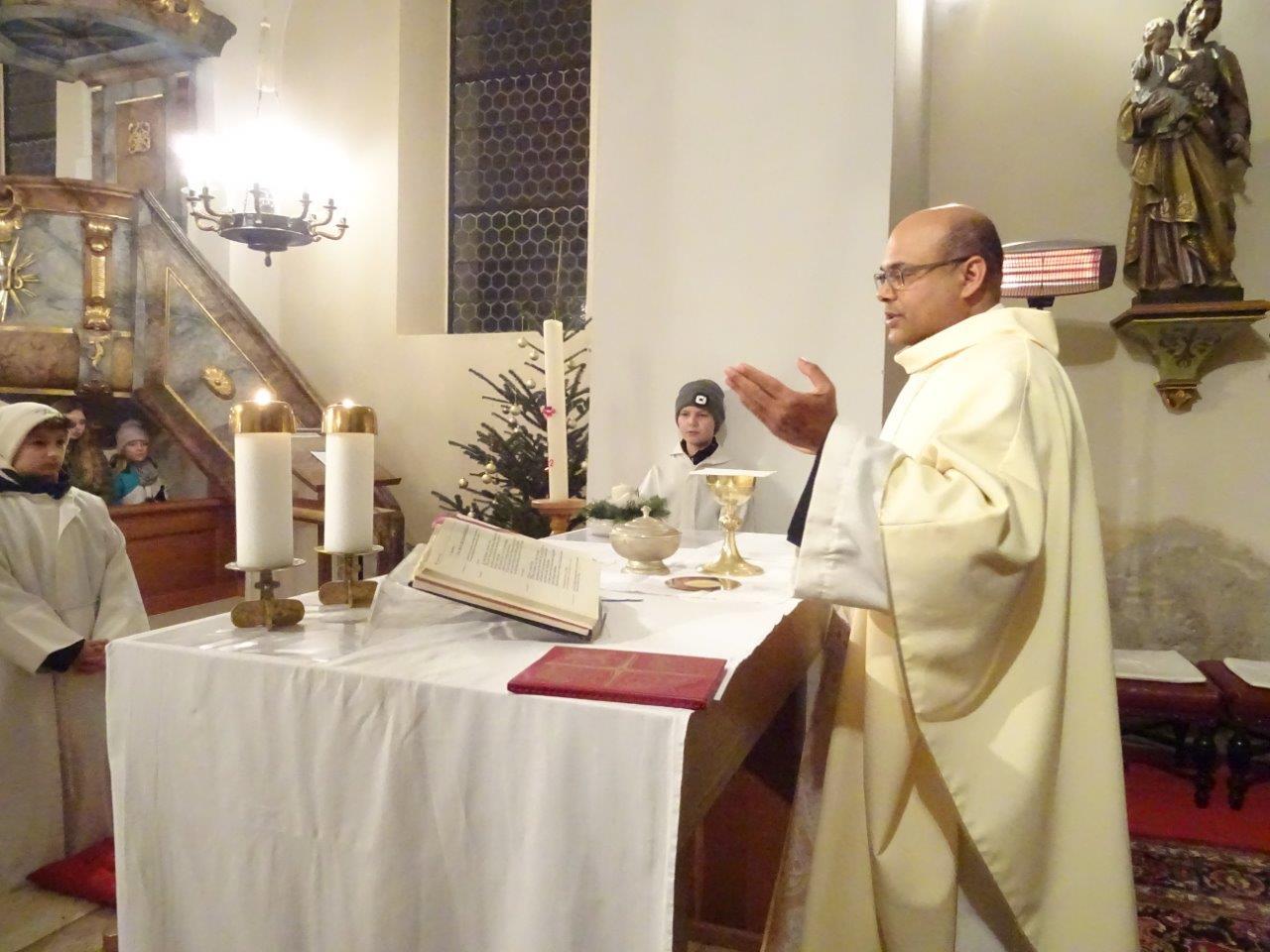 Jahresschlussmesse in Ameis